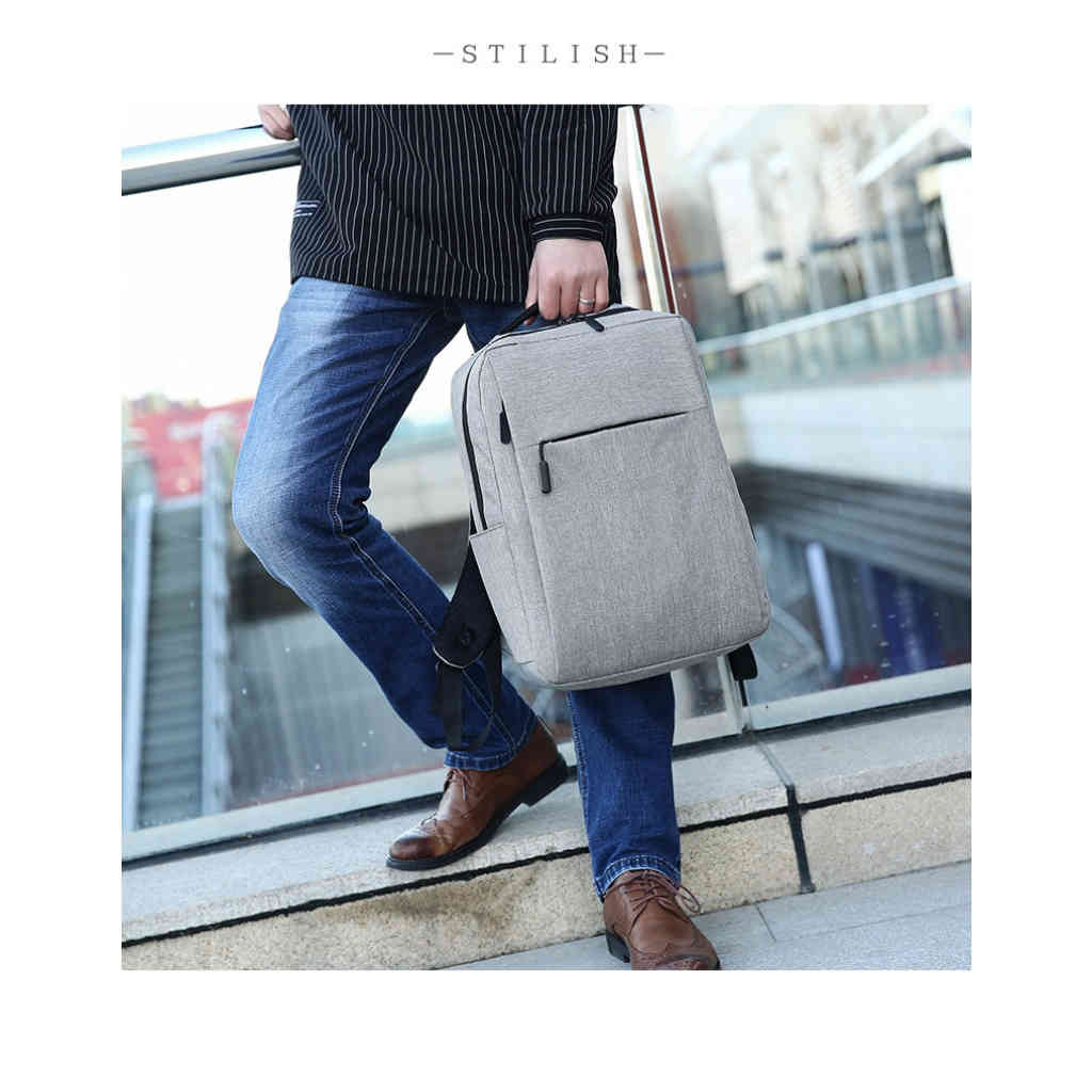 極簡雙肩背包 筆記本商務電腦包
