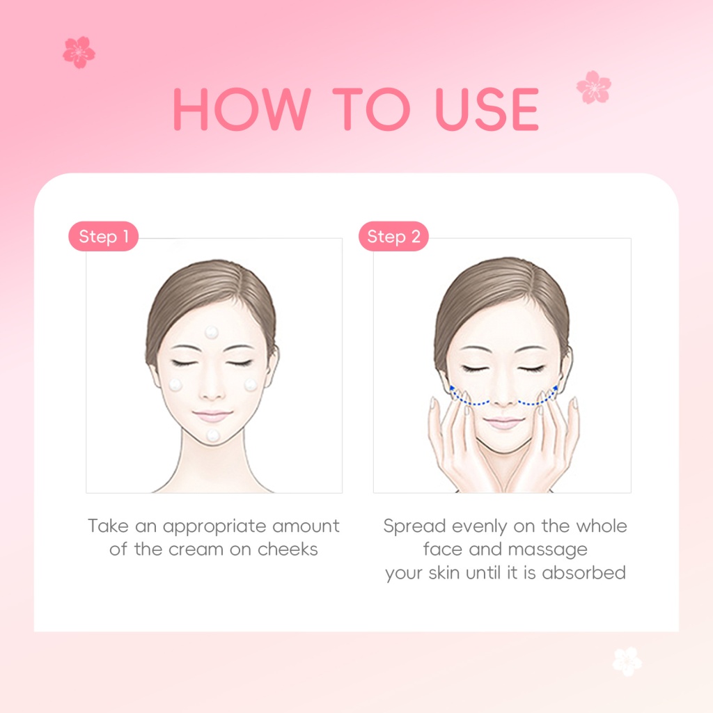 萊蔻日本櫻花精華乳霜25g 補水保濕霜