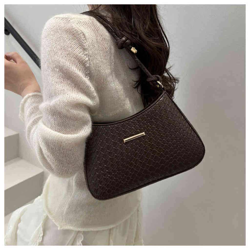 2025新款極簡純色腋下包