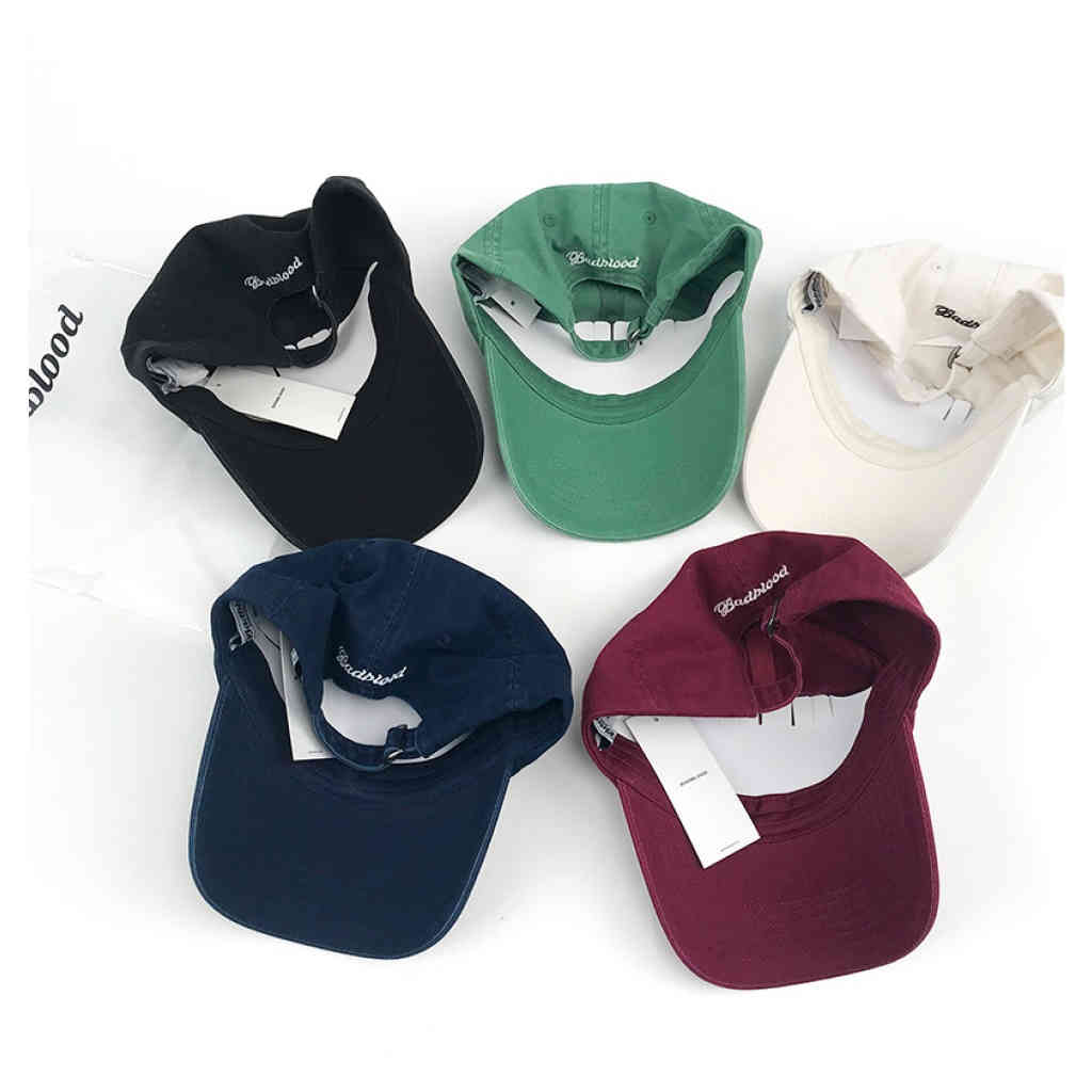 韓國badblood字母刺繡棒球帽