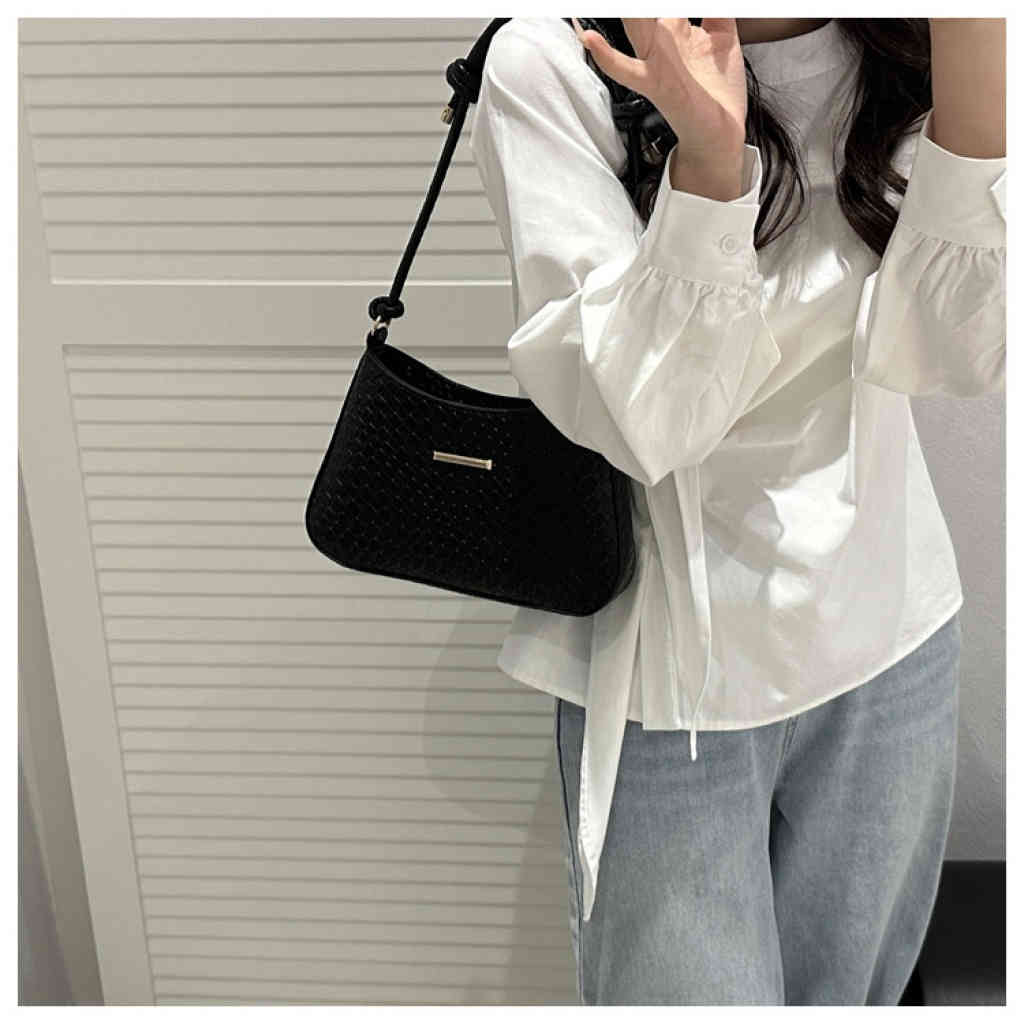 2025新款極簡純色腋下包