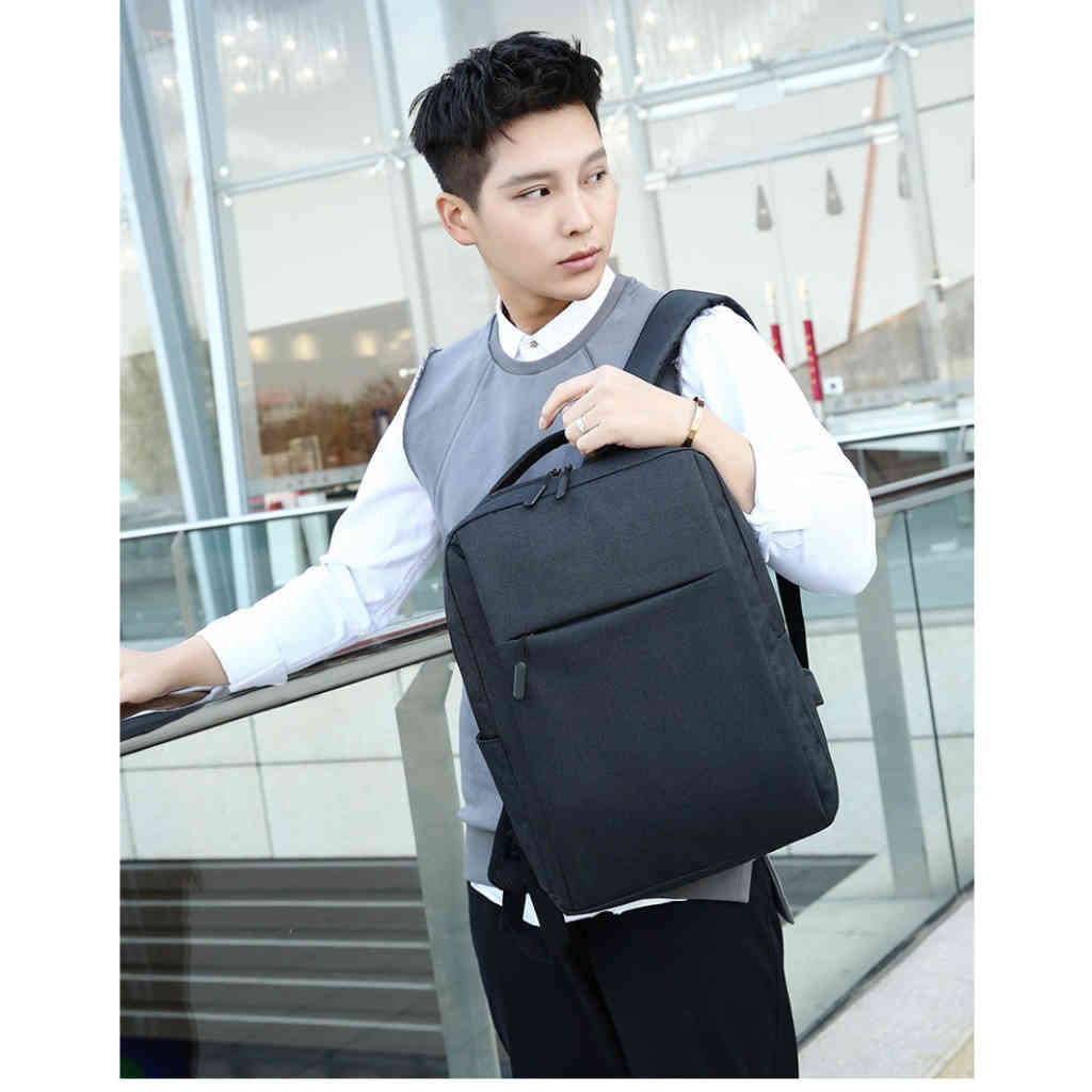 極簡雙肩背包 筆記本商務電腦包
