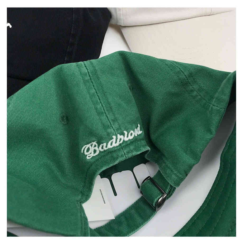韓國badblood字母刺繡棒球帽
