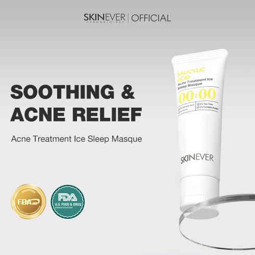 skinever 水楊酸冰感睡眠抗痘面膜