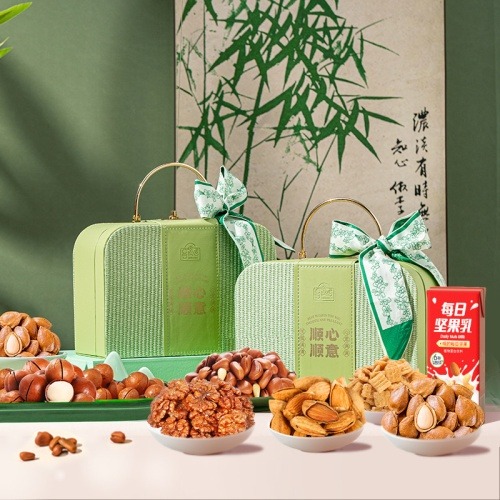 新年best wish 堅果順心順意禮盒(16包5堅果) 841g/盒