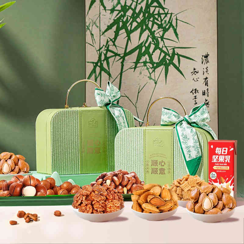 新年best wish 堅果順心順意禮盒(16包5堅果) 841g/盒 新年best wish 堅果順心順意禮盒(16包5堅果) 841g/盒