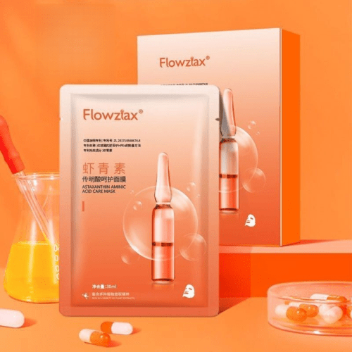 flowzfax® 蝦紅素傳明酸呵護面膜 5片/盒(30ml ×5片)