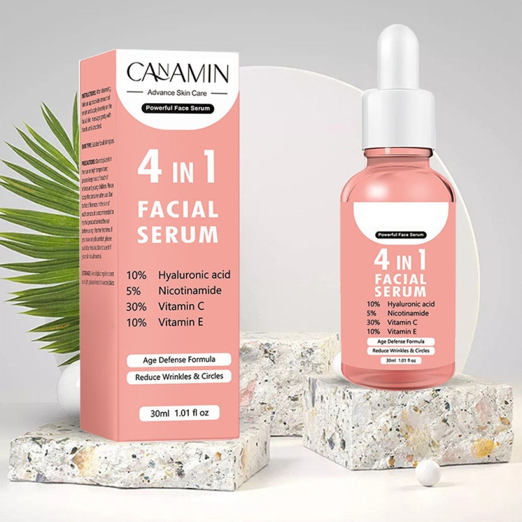 CANAMIN 逆齡修護4合1面部精華30ml/瓶 x2 canamin 逆齡修護4合1面部精華
