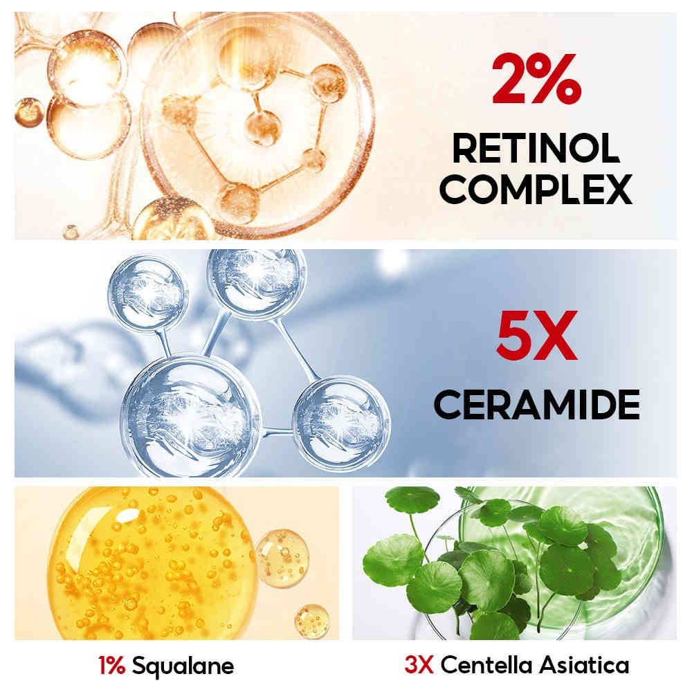 vibrant glamour® 2%視黃醇+ 5倍神經醯胺視黃醇面膜 50g/盒 vibrant glamour® 2%視黃醇+ 5倍神經醯胺視黃醇面膜 50g/盒