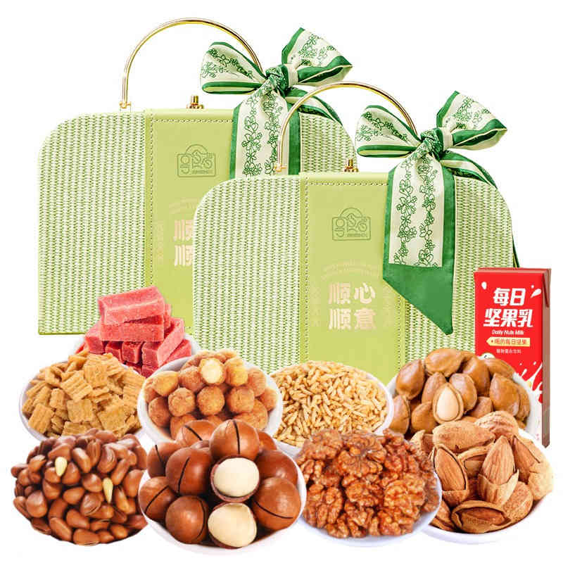 新年best wish 堅果順心順意禮盒(16包5堅果) 841g/盒 新年best wish 堅果順心順意禮盒(16包5堅果) 841g/盒