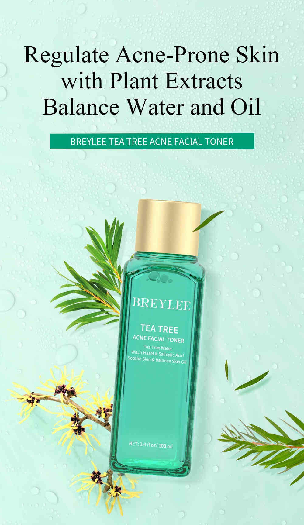 breylee 茶樹抗痘調理露 100ml/盒