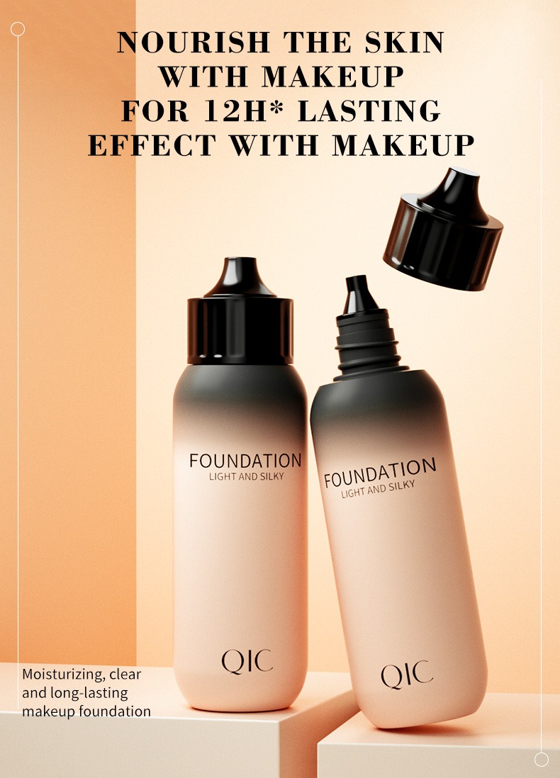 qic 輕盈柔滑粉底液 30g/盒