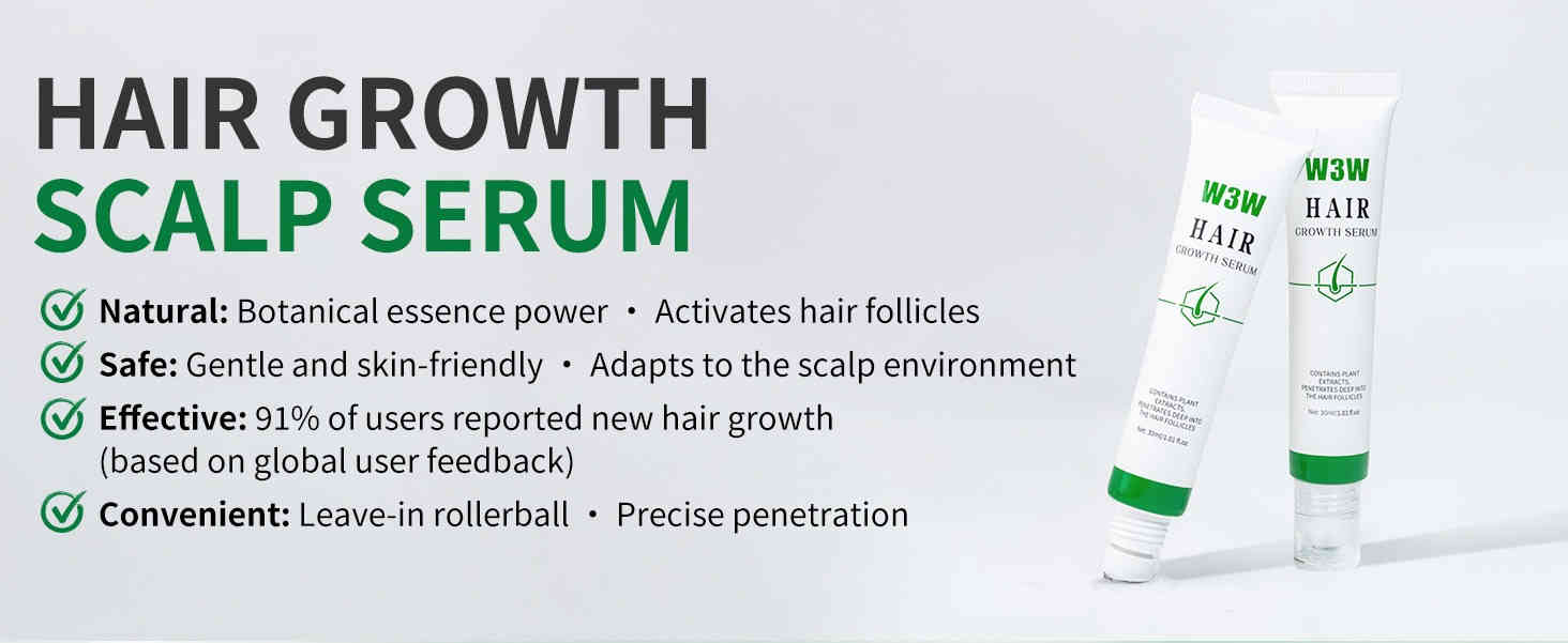 w3w 滾珠式植物養髮精華液 30ml/盒