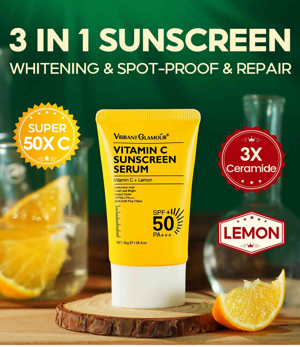 vibrant glamour 維他命c亮白精華防護霜 30g/盒