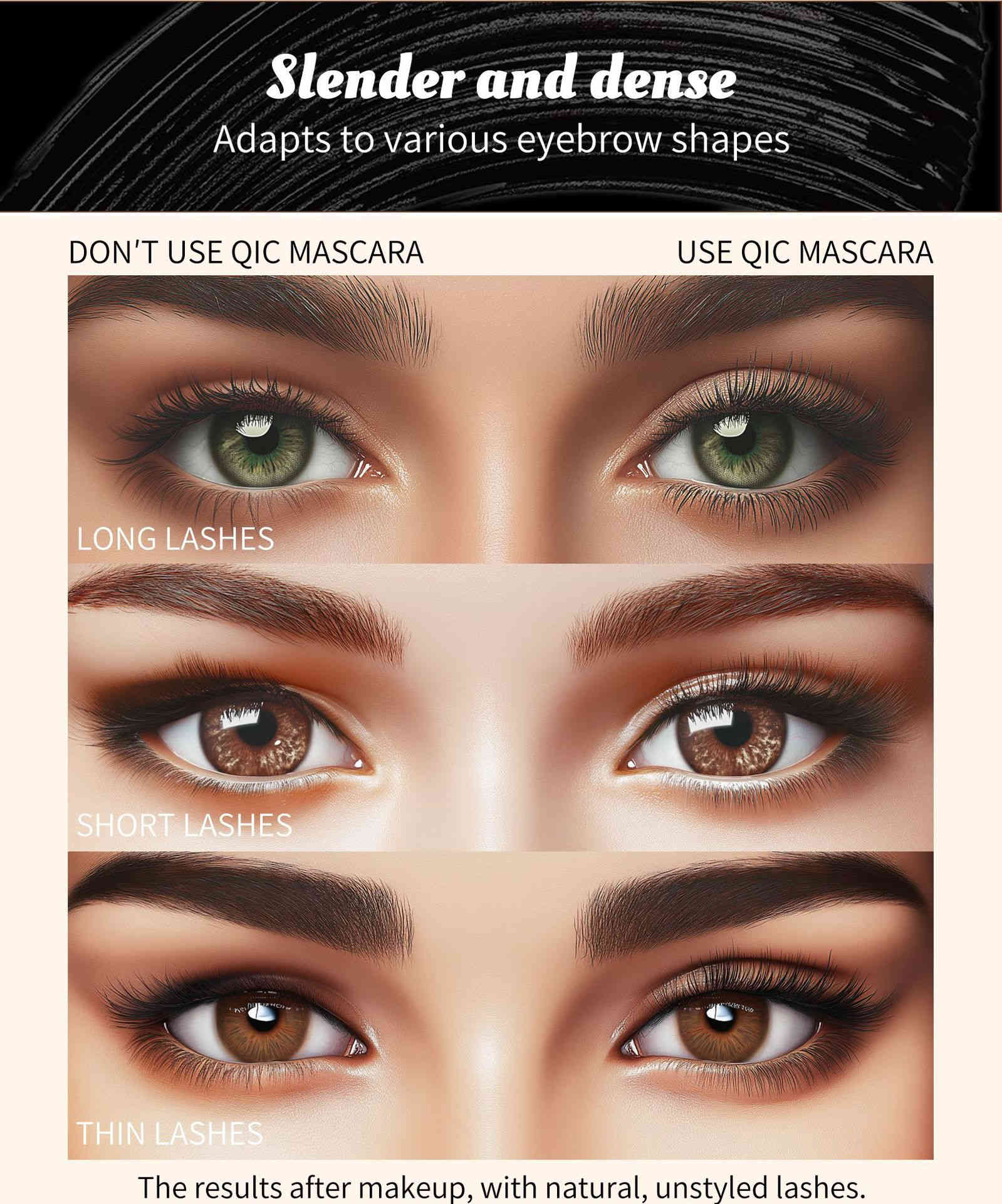 qic 高跟鞋3d防水雙效睫毛膏 6ml/盒