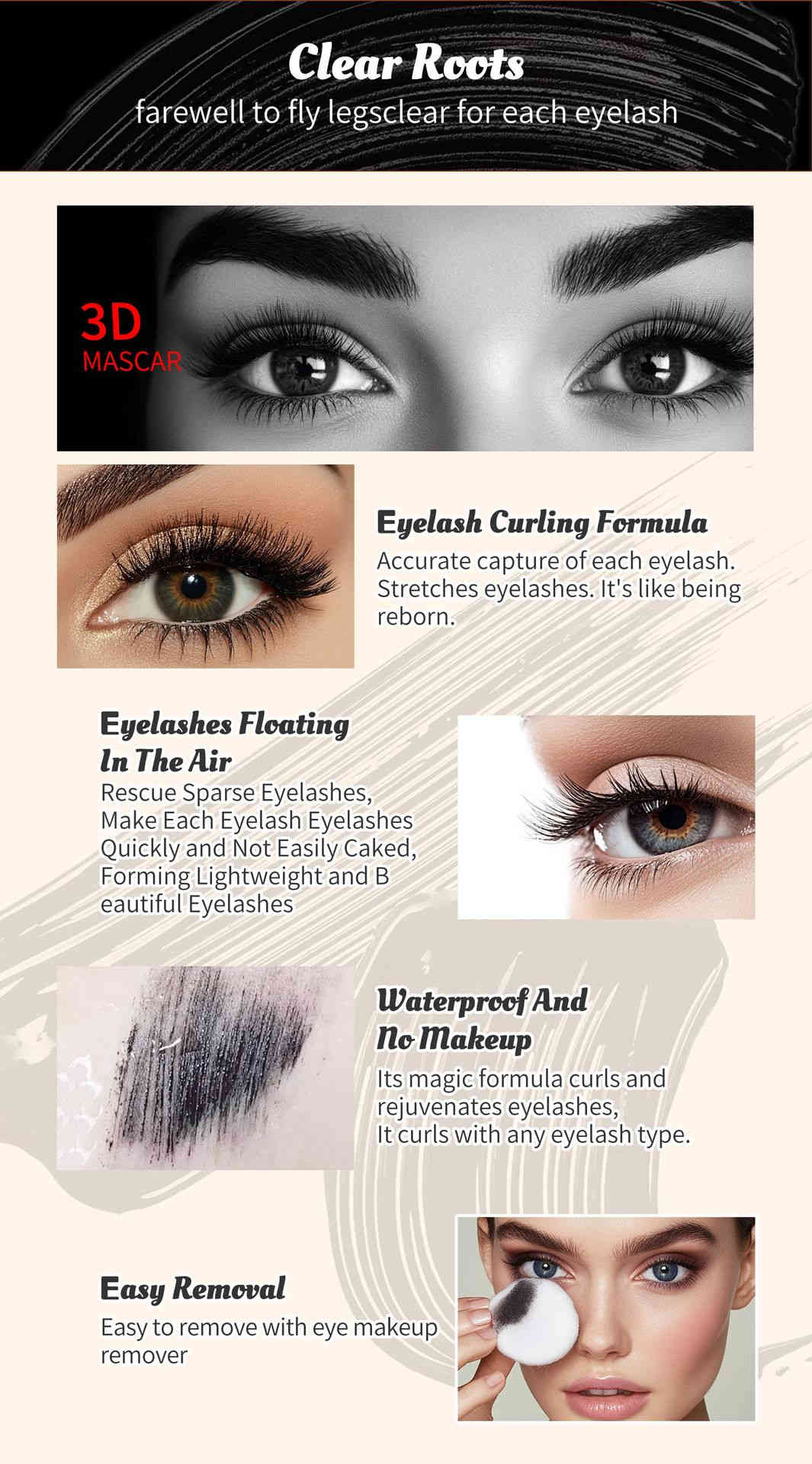 qic 高跟鞋3d防水雙效睫毛膏 6ml/盒