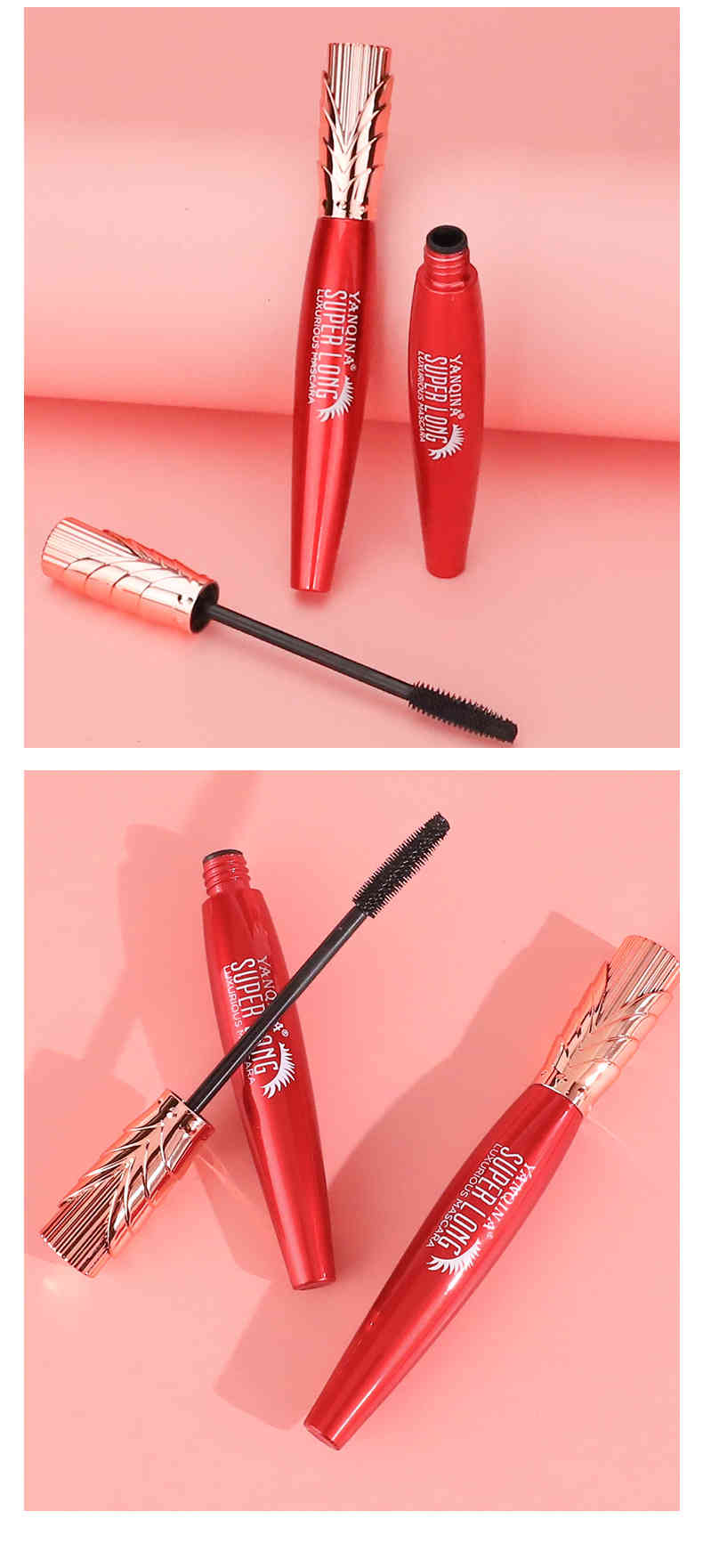 YANQINA 超長奢華睫毛膏 6ml/支 yanqina 超長奢華睫毛膏 6ml/支