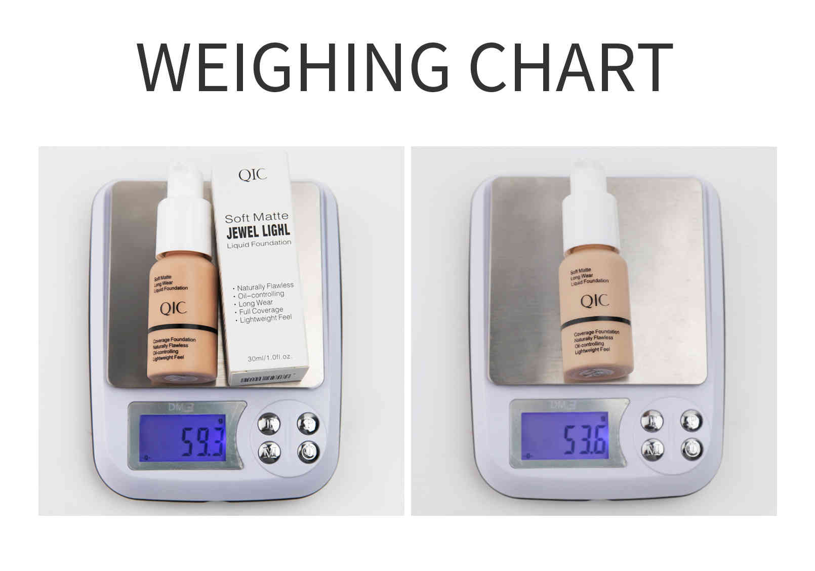 QIC 柔霧長效粉底液 30ml/盒 qic 柔霧長效粉底液 30ml/盒