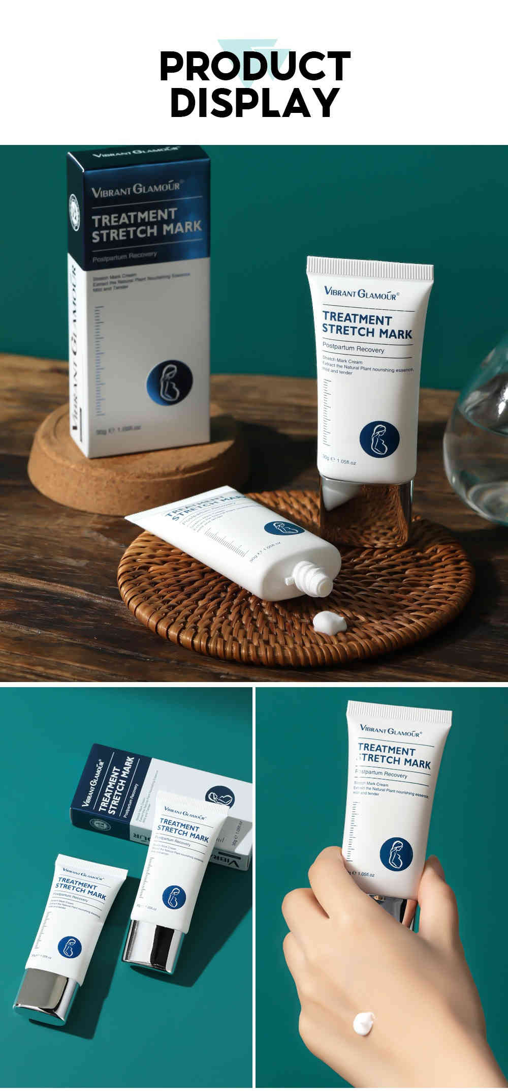 vibrant glamour® 妊娠紋修護霜 30g/盒