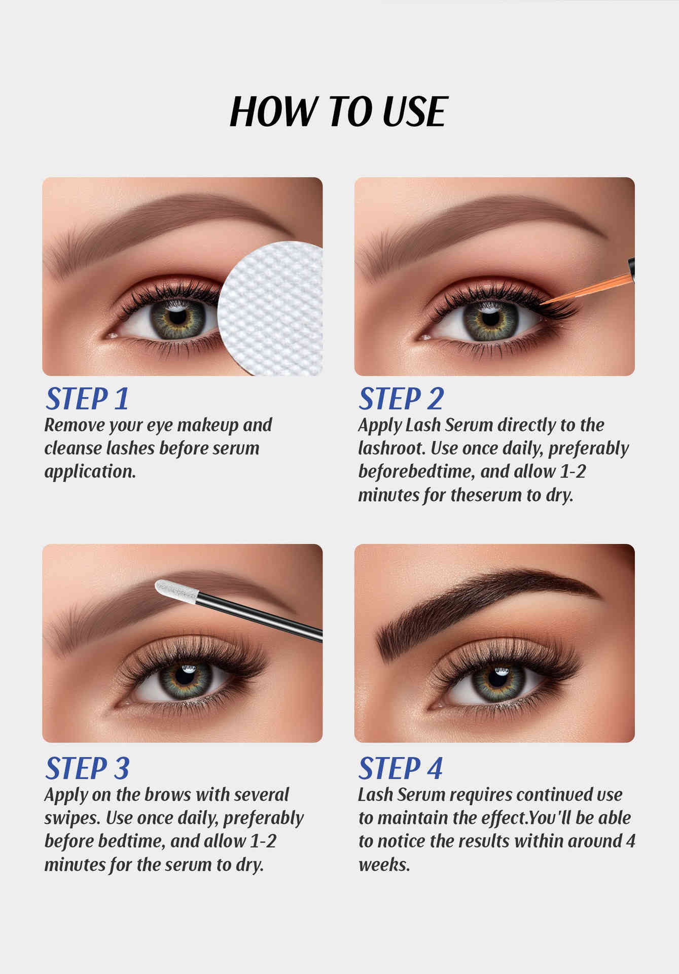 w3w 睫毛液+眉毛液雙效生長精華組 3ml+3ml/2支裝套盒