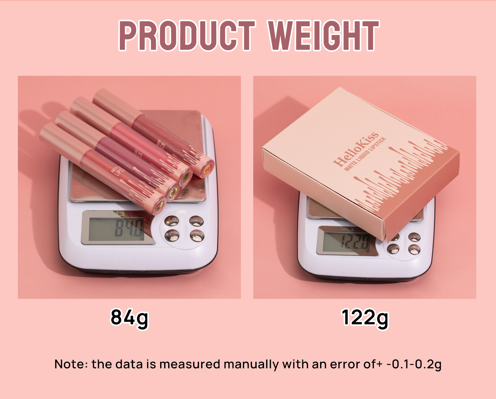 hellokiss 霧面液態唇釉四色套組(3.5gx4支)