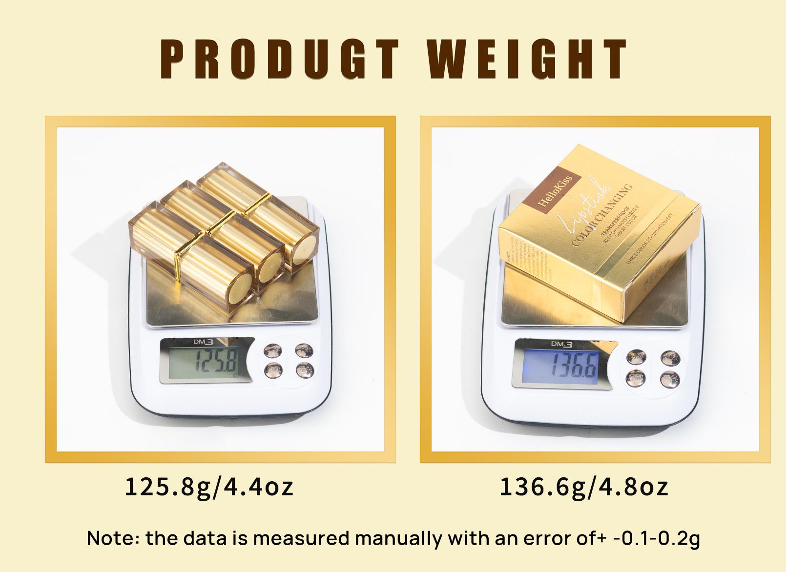 hellokiss 溫感變色唇膏三件組(3.5g × 3支)