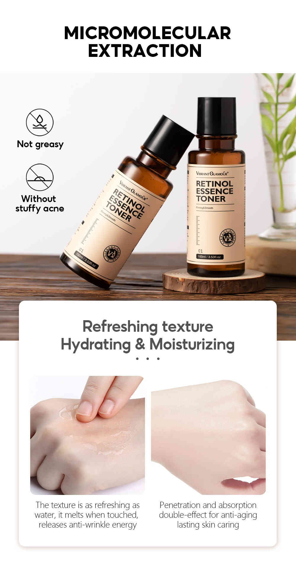 vibrant glamour® 新一代雙重視黃醇+煙醯胺精華水 100ml/盒