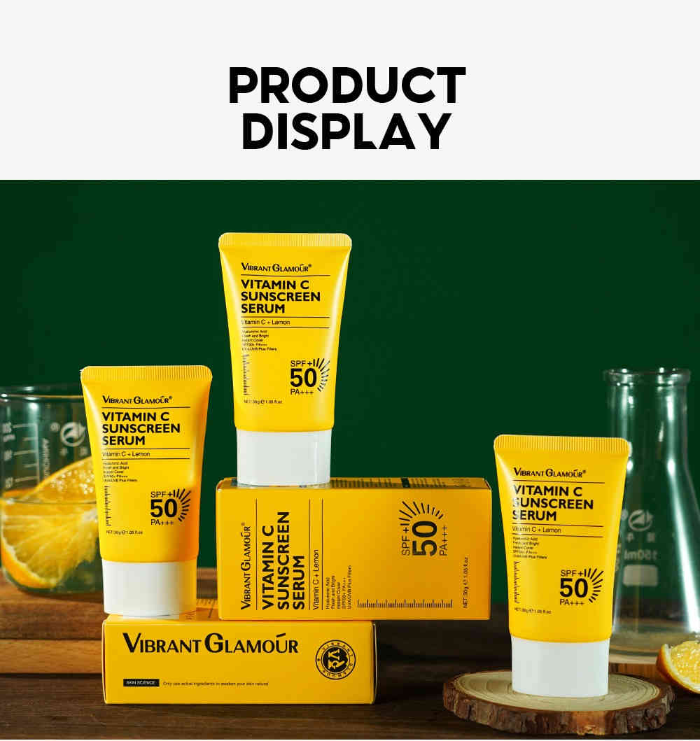 vibrant glamour 維他命c亮白精華防護霜 30g/盒