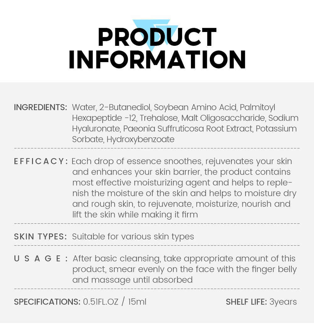 vibrant glamour 玻尿酸面部精華液 15ml/盒