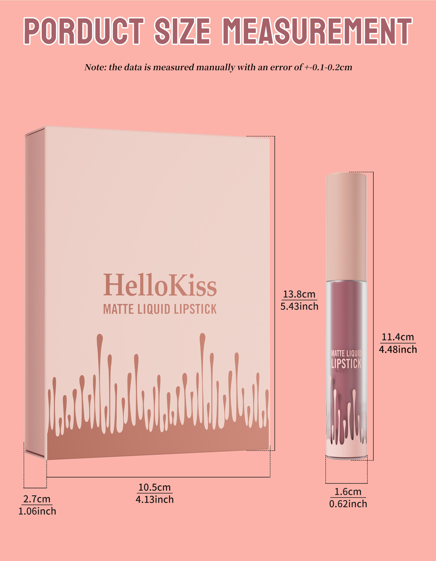 hellokiss 霧面液態唇釉四色套組(3.5gx4支)