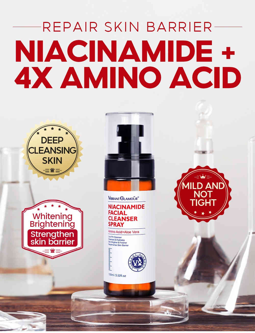 vibrant glamour® 菸鹼醯胺潔顏噴霧 100ml/盒