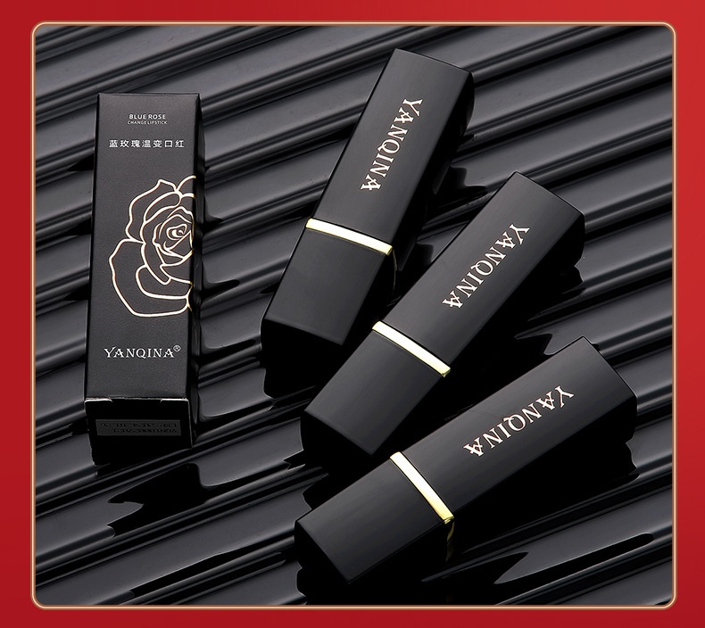 yanqina 藍玫瑰溫感變色口紅 27g/支