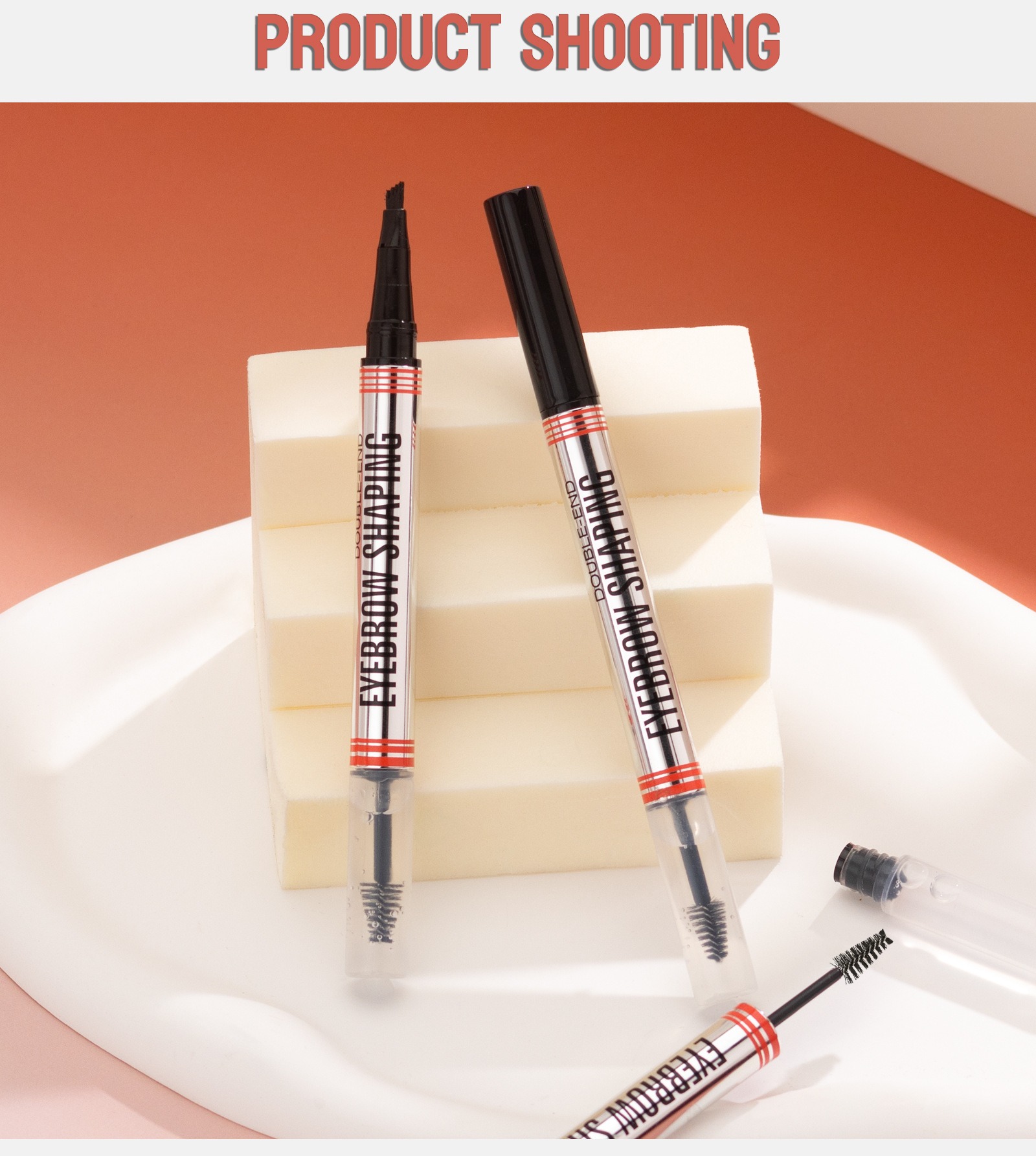 hellokiss 立體雙頭二合一液體眉筆(眉筆 1.5ml + 眉膠 0.4ml)