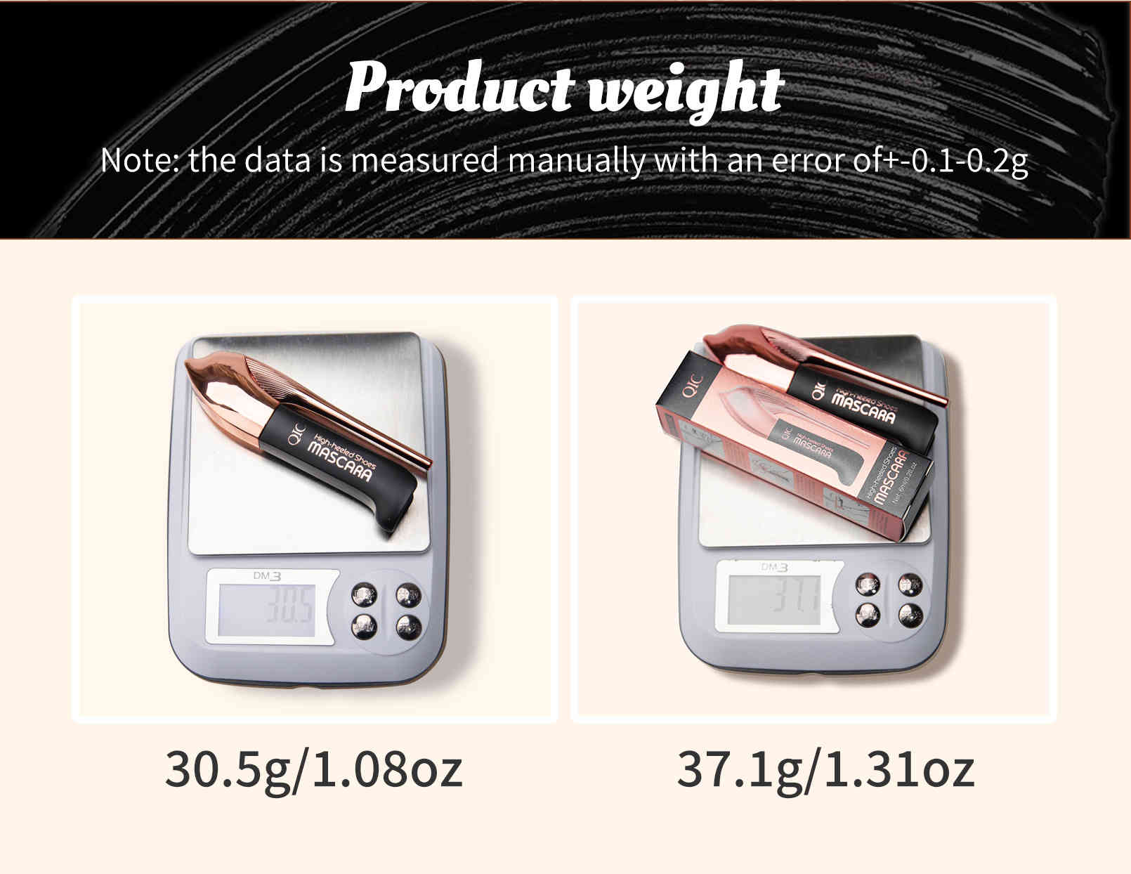 qic 高跟鞋3d防水雙效睫毛膏 6ml/盒