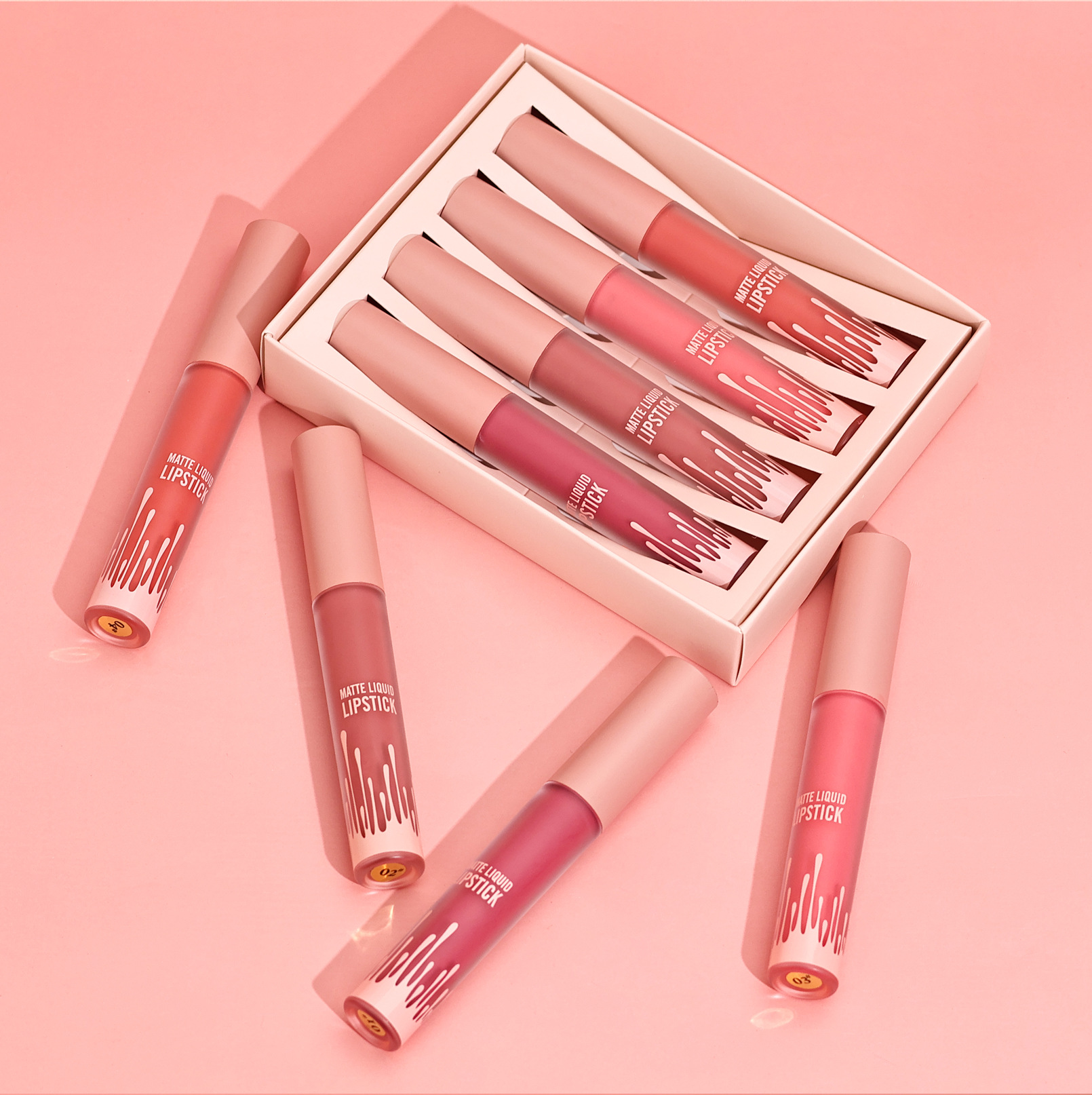 hellokiss 霧面液態唇釉四色套組(3.5gx4支)