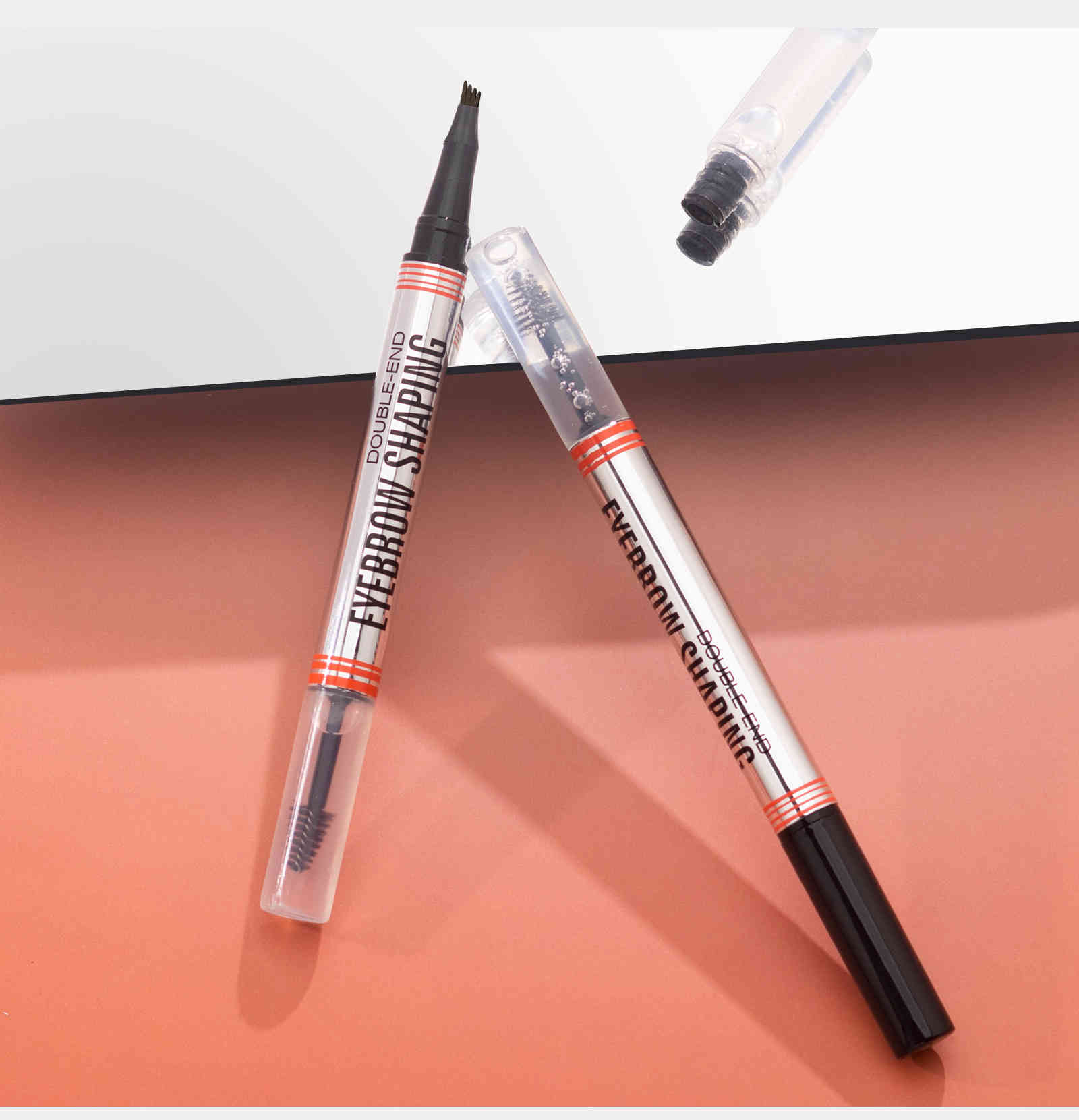 hellokiss 立體雙頭二合一液體眉筆(眉筆 1.5ml + 眉膠 0.4ml)