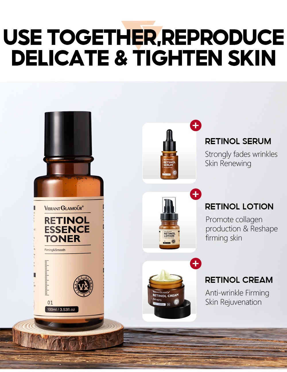 vibrant glamour® 新一代雙重視黃醇+煙醯胺精華水 100ml/盒