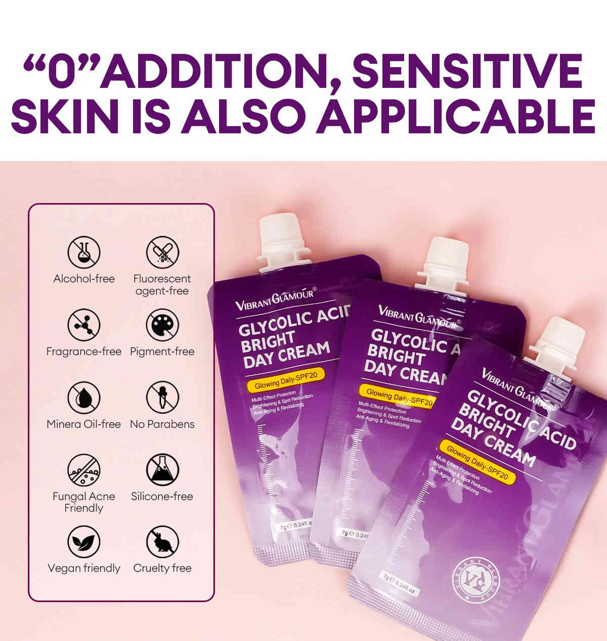 vibrant glamour® 甘醇酸煥亮面霜