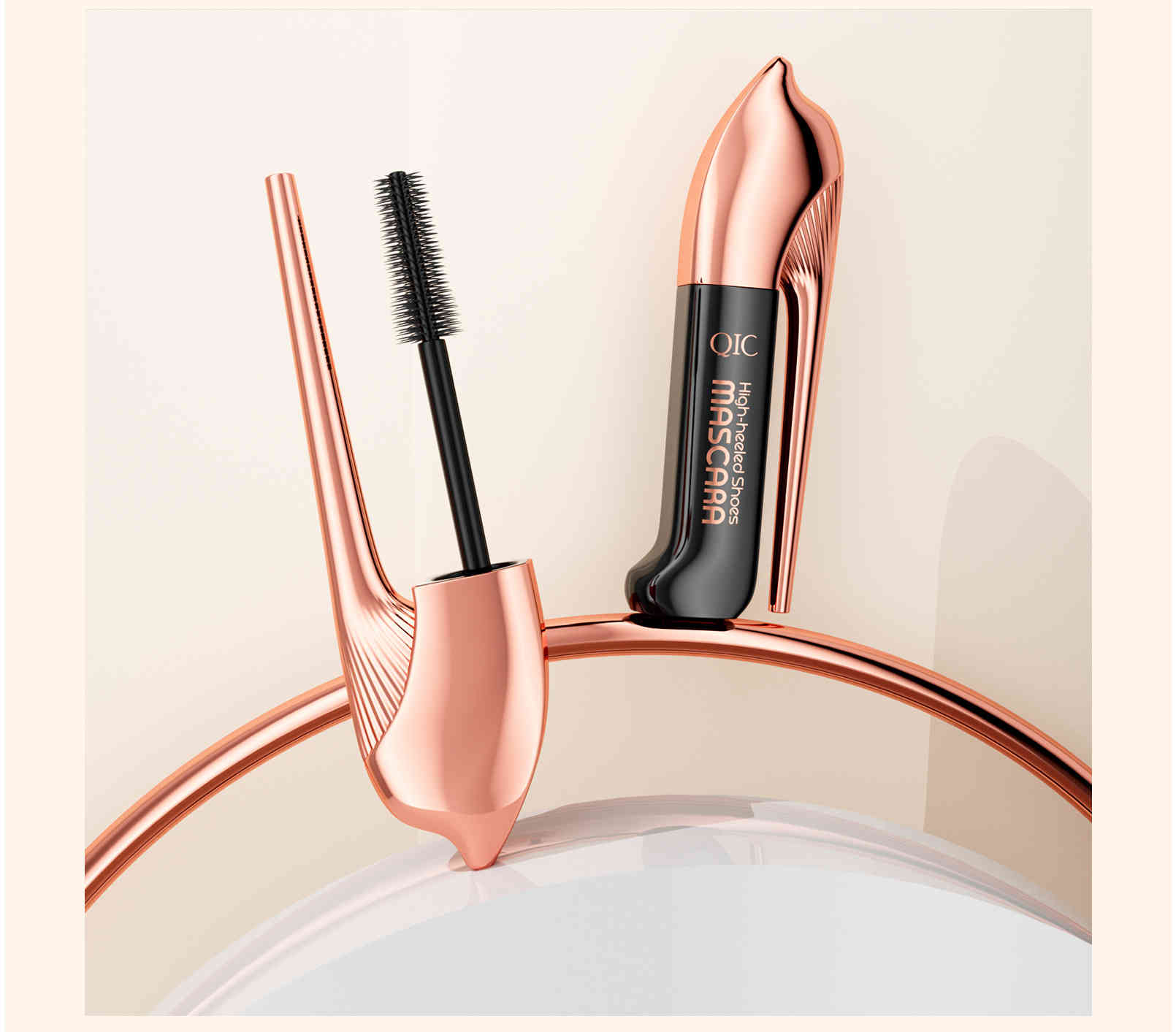 qic 高跟鞋3d防水雙效睫毛膏 6ml/盒