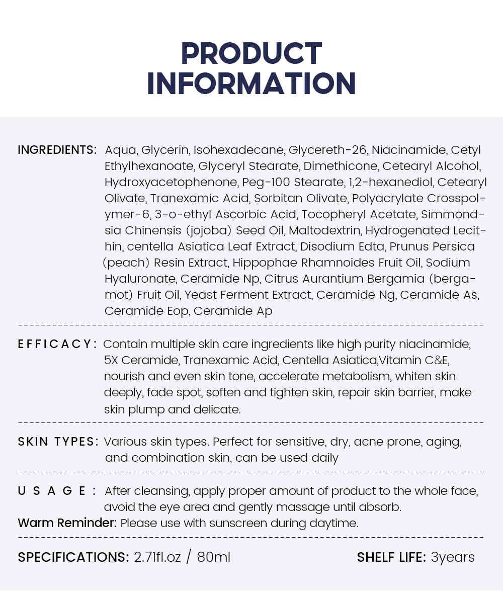 vibrant glamour® 2% 高純度菸鹼酰胺保濕精華乳 80ml/盒