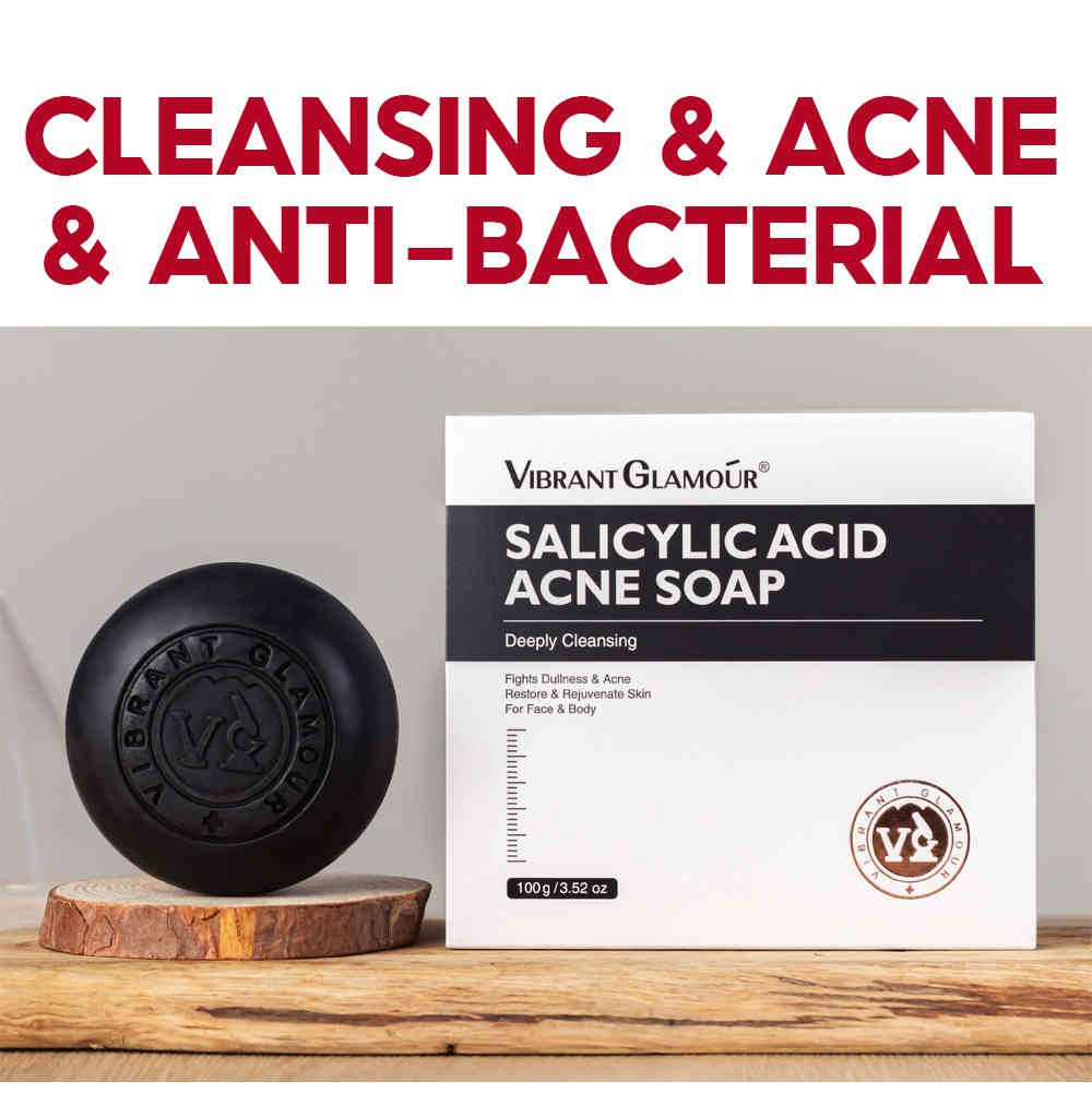 vibrant glamour® 水楊酸抗痘潔膚手工香皂 100g/盒