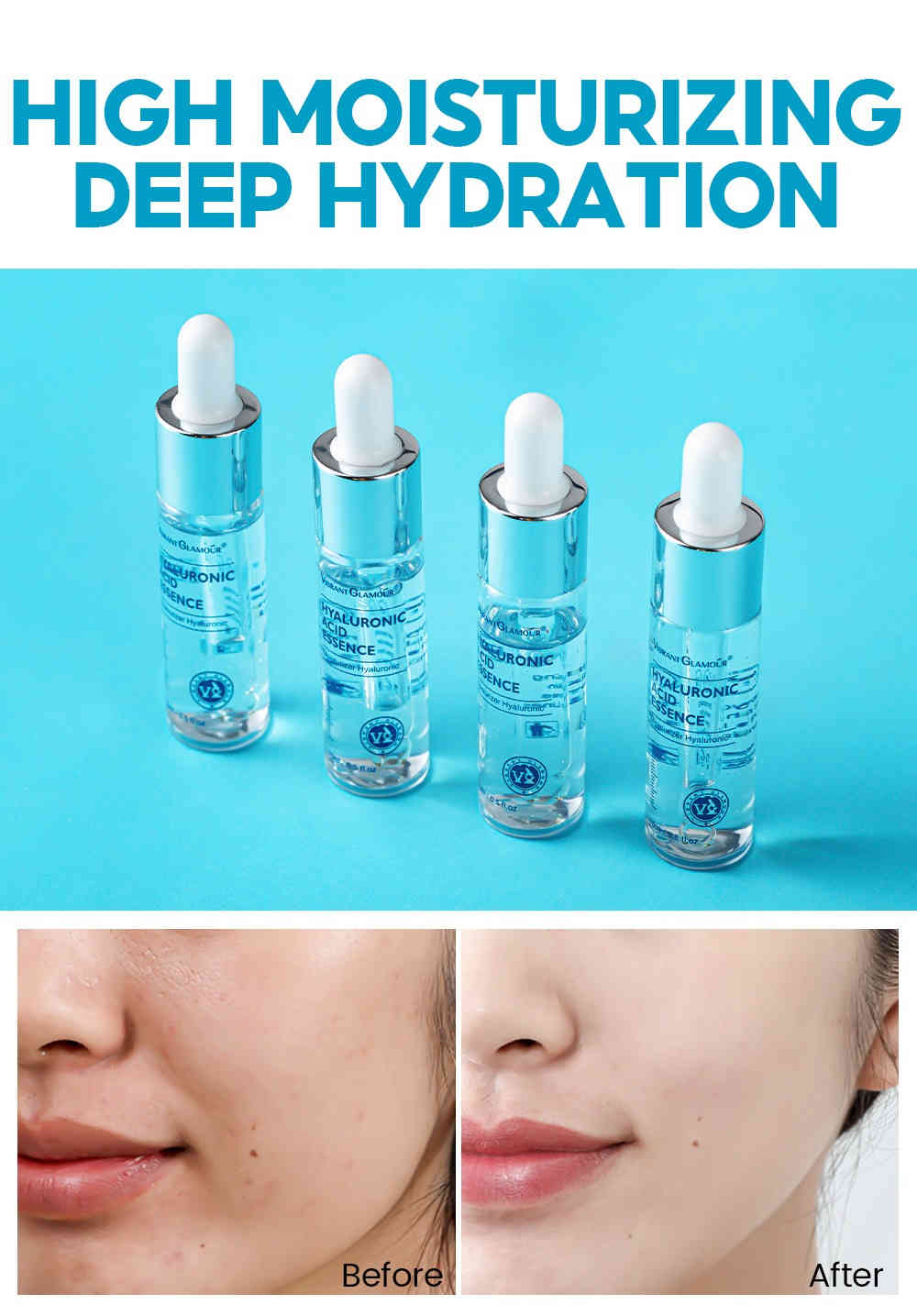 vibrant glamour 玻尿酸面部精華液 15ml/盒