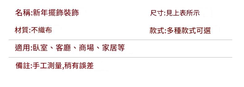 新年快樂rich luck裝飾擺設組