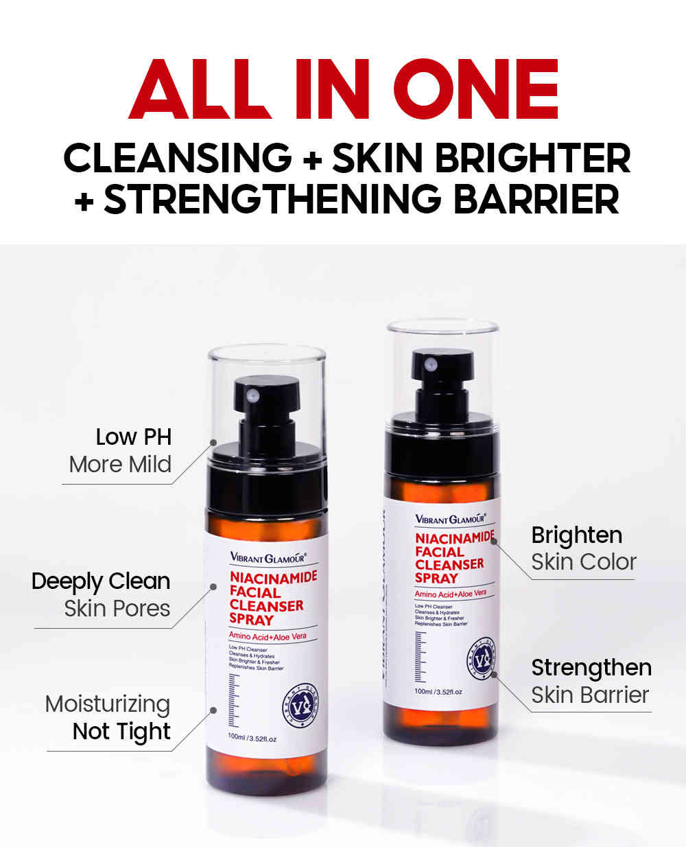 vibrant glamour® 菸鹼醯胺潔顏噴霧 100ml/盒