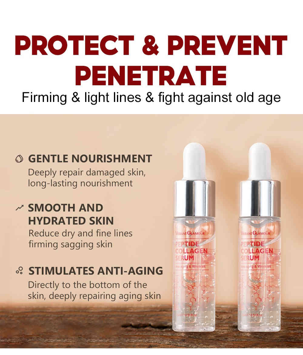 vibrant glamour® 胜肽膠原抗皺精華 15ml/盒