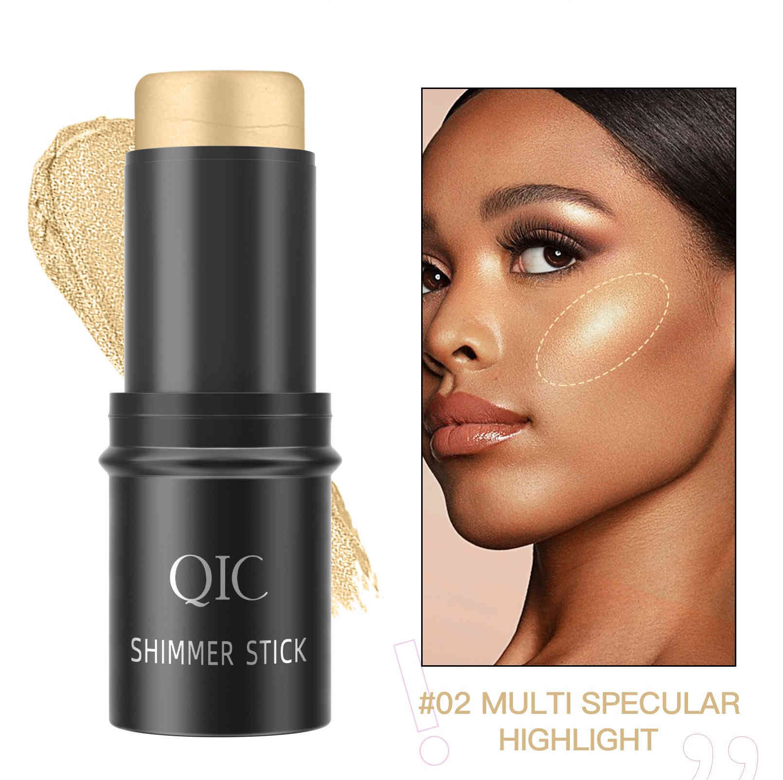 qic 多功能炫光臉部遮瑕修容棒