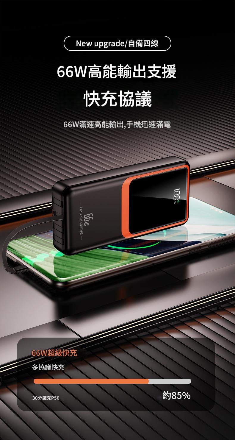 22.5w超级快充ccc認證移动电源 10000mah大容量