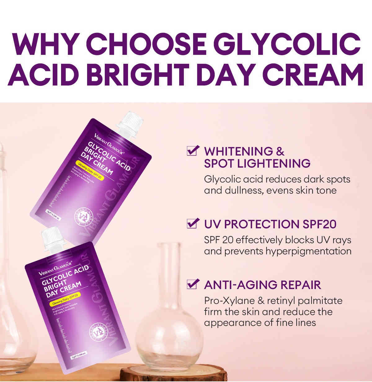 vibrant glamour® 甘醇酸煥亮面霜