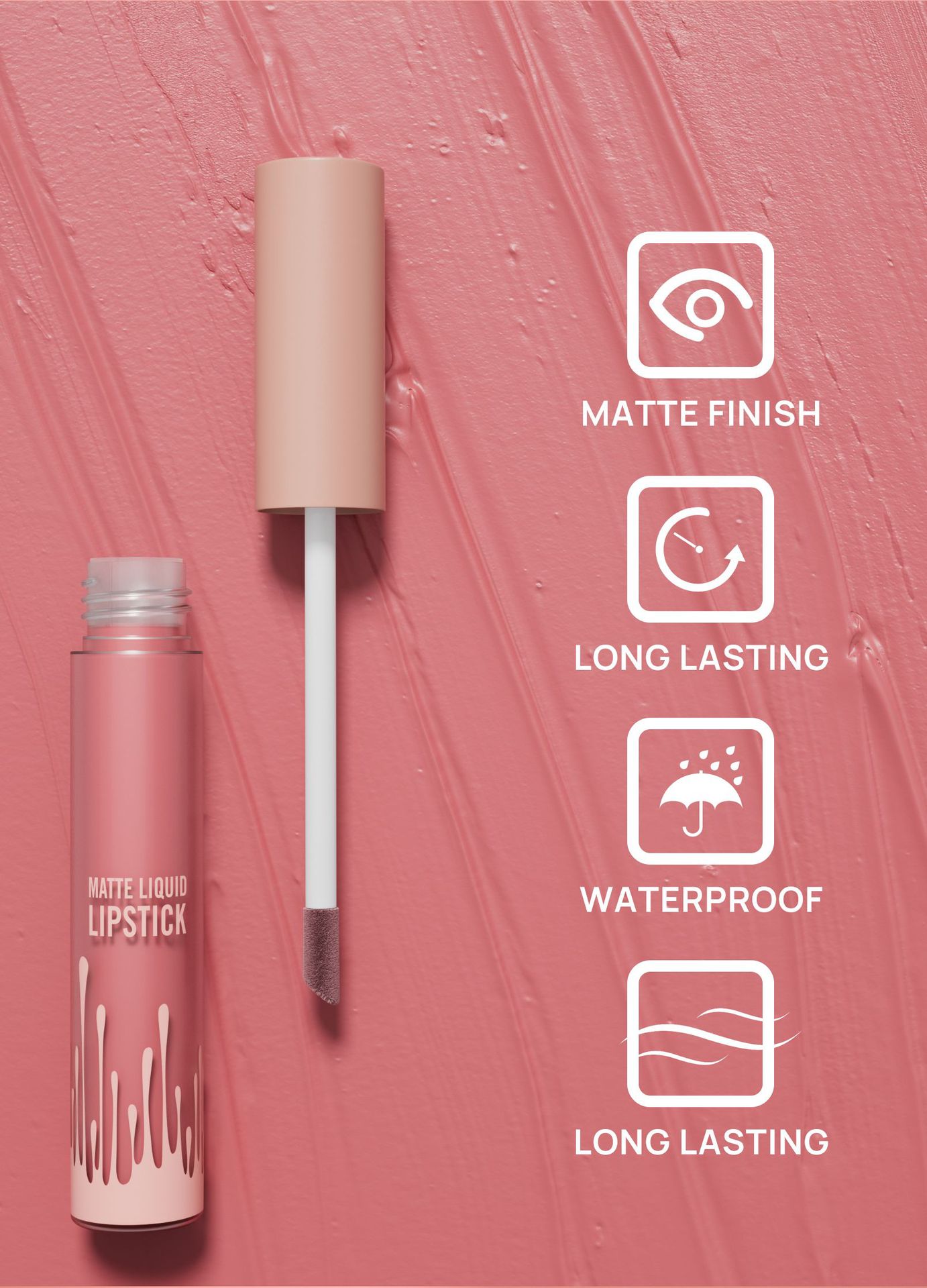 hellokiss 霧面液態唇釉四色套組(3.5gx4支)