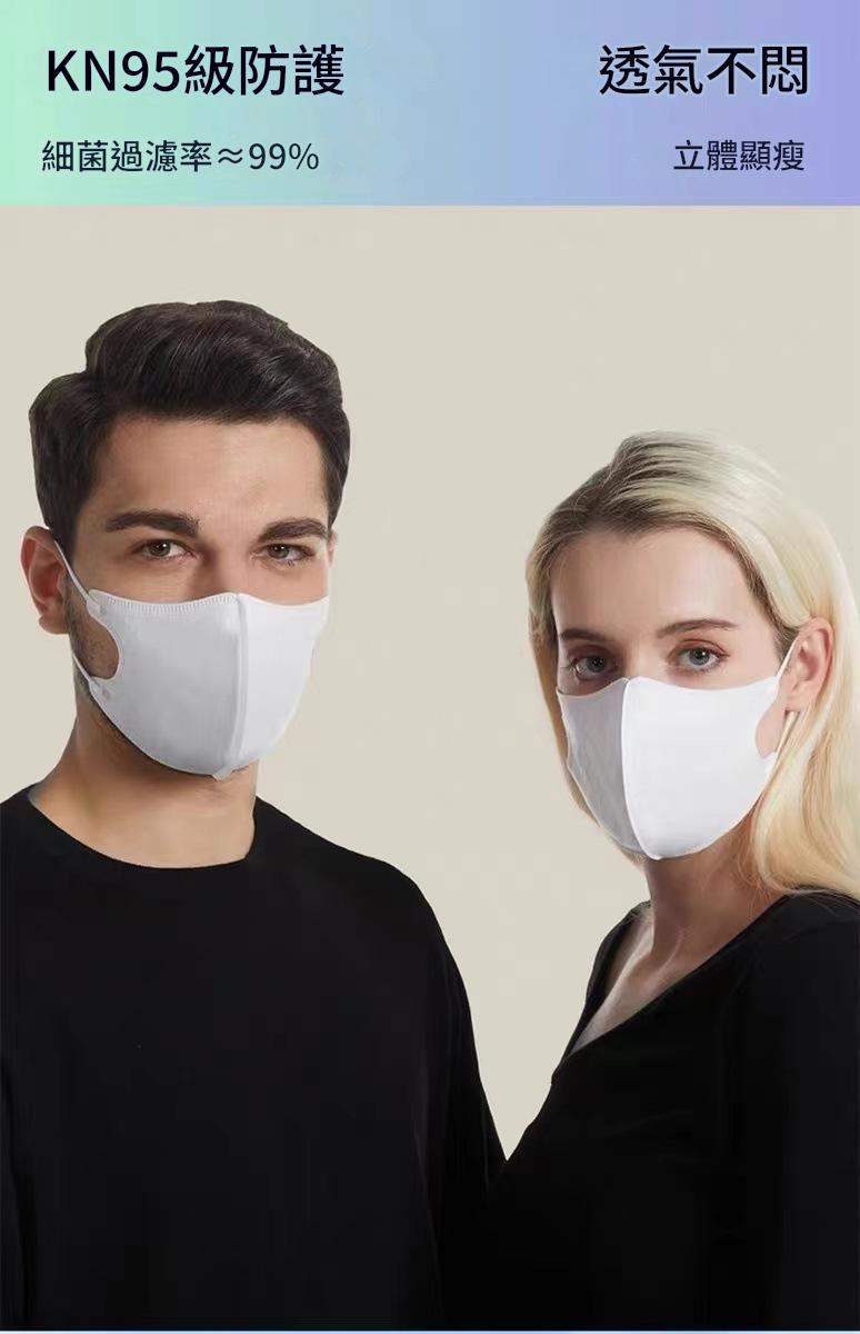 蕉下 3d立體口罩30片獨立裝 中碼（12.8x12cm）